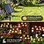 voordelige Landschapsverlichting-6 In 1 Buiten Zonne-energie Waterdichte Vuurvlieg Aarde Plug-in Licht 48LED Stralen Binnenplaats Tuin Gazon Pad Park Sfeer Decoratie Licht Landschap Licht 8 Functie Afstandsbediening