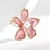 economico Spille e fermagli-Spille Retrò Fiore Moda Carino Semplice Spilla Gioielli Rosa Chiaro Per Matrimonio Feste Regalo Fidanzamento Balli di fine anno Festival