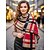 economico Sciarpe da donna-sciarpa scozzese in poliestere da donna, comoda ed elegante per l'inverno, regalo di Natale perfetto in diversi colori