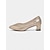 baratos Mãe da Noiva/Namorado-Sapatos de salto alto com bico fino e strass para a mãe da noiva, elegantes sapatos de salto baixo e grosso com recortes em tela para casamentos, recepções e eventos formais.