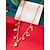 baratos Colar Feminino-colar feminino com pingente de natal, vários estilos com pingentes de papai noel, boneco de neve e árvore de natal, perfeito para festas de fim de ano e presentes festivos
