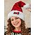 Χαμηλού Κόστους Γυναικεία Καπέλα-γυναικείο χριστουγεννιάτικο καπέλο Άγιου Βασίλη με παγιέτες, εορταστικό φιόγκο και κουδούνι, γούνινο τελείωμα, αξεσουάρ για πάρτι