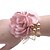 cheap Wedding Bouqets-Wedding wrist flowers Wrist Corsages Wedding / Event / Party Metal / Fabrics Flower Style