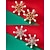 economico Orecchino da donna-orecchini da donna a forma di fiocco di neve natalizio: materiali in lega e perle sintetiche, pietre festive rosse, verdi e trasparenti, perfetti per feste e regali