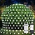 abordables Guirlandes lumineuses led-Ensemble de Lumières en Maille Liables 3 En 1 Intérieures et Extérieures Atmosphère de Décoration de Nouvel An Mariage Festival 13 Télécommande Clé 31V Tension Sûre 1,5 * 1,5M-96Leds/3 * 2M-192Leds