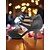 abordables Bottines de danse-Chaussures de danse de salon à lacets en satin noir pour femmes - Escarpins à talons hauts et bout fermé à lanières pour soirée professionnelle &amp;spectacles de danse