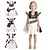 billige Pigekostumer-Koreansk idolinspireret Popstjerne Kostume Flotte kostumer Virtuelt idol for Pige Børne Halloween Karneval Ydeevne Comic Con Anime Expo