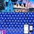 abordables Guirlandes lumineuses led-Ensemble de Lumières en Maille Liables 3 En 1 Intérieures et Extérieures Atmosphère de Décoration de Nouvel An Mariage Festival 13 Télécommande Clé 31V Tension Sûre 1,5 * 1,5M-96Leds/3 * 2M-192Leds