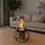 cheap Camping Equipment-Tabletop Fire Pit Outdoor Fire Pit with Glass Table and Remote Control for Camping