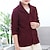 preiswerte Pullover &amp; Strickjacken-Kinder Jungen Pullover Einfarbig Langarm Knöpfe Outdoor Mode Rote Herbst Kleidung 4-12 Jahre