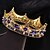 abordables Tiaras &amp; Couronnes-Couronnes Coiffe Alliage Mariage Anniversaire ancien Avec Strass Casque Couvre-chef