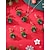 abordables Pendiente de mujer-Joyería navideña acrílica para mujer: collar y pendientes festivos con forma de árbol y lazos rojos, perfectos para fiestas y celebraciones navideñas.