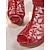 economico Décolleté Peep Toe-stivaletti alla caviglia sexy in rete con cinturino con fibbia, da donna, con plateau e punta aperta in pizzo viola, per la vita notturna e le feste