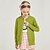 billige Sweatere og cardigans-Børn Pige Cardigan sweater Helfarve udendørs Langærmet Knap op Mode 4-12 år Efterår Lyserød Grøn Beige