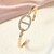 baratos Pulseiras-Zircão Clássico Séries Totem Elegante Moda Personalizada Na moda cromada Pulseira de jóias Prata / Dourado Para Casamento Festa Noivado Baile de Formatura