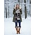 abordables Botas de nieve e invierno-Botas de cuña para mujer con forro de piel sintética - elegantes botas altas de ante para invierno y uso casual