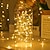voordelige Plug String Lights-Kerst vuurwerk koperdraad lichtsnoer feeënlichtsnoer 8 functies timer afstandsbediening laagspanningsveiligheidsstekker festival bruiloft feest sfeer decoratieve lichtrekwisieten 10/15/30/50m