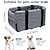 billiga Djurstöd och vård-hundbilsäte, hundbälte för små hundar, bärbar bilsäte för valpar, hundbilsäte i mittkonsolen med säkert koppel, förvaringsfickor, mjuk kudde