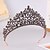 voordelige Tiara's en Kroon-kroon tiara's Hoofdtooi Strass Legering Bruiloft Verjaardag Elegant leuke Style Met Strass Helm Hoofddeksels