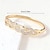 cheap Bracelets-Zircon Classic Weave Fashion Personalized Artistic Trendy Chrome Bracelet Jewelry Silver / Golden For Wedding Party Engagement Prom