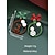 abordables Pendiente de mujer-Pendientes navideños para mujer, de aleación y acrílico, con diseños festivos de renos, Papá Noel y árboles de Navidad; joyería navideña para fiestas y celebraciones de invierno.