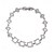 abordables Brazaletes-Zirconia Cúbica Clásico Serie de tótem Elegante Personalizado De moda Cromo Pulsera pulsera Plata / Dorado Para Boda Fiesta Pedida Fiesta de baile