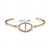 baratos Pulseiras-Zircão Clássico Séries Totem Elegante Moda Personalizada Na moda cromada Pulseira de jóias Prata / Dourado Para Casamento Festa Noivado Baile de Formatura