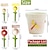 cheap Down to $30-Floral Measuring Spoon Set - Unique Baking Gift - Cute Ceramic Measuring Cup and Spoon with Holder - Suitable for Dry and Wet Ingredients - Dishwasher Safe
