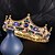abordables Tiaras &amp; Couronnes-Couronnes Coiffe Alliage Mariage Anniversaire ancien Avec Strass Casque Couvre-chef