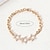 billige Armbånd-Zirkonium Klassisk Stjerne Årgang Mode Personaliseret Smarte Chrome Armbånd Smykker Sølv / Gyldent Til Bryllup Fest Forlovelse Skolebal
