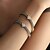 billiga Armband-Zircon Klassisk Klöver Elegant Personlig Lyx Trendig Krom Armband Smycken Silver / Guld Till Bröllop Fest Förlovning Bal
