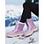baratos Botas de neve e inverno-Botas de caminhada femininas roxas para o inverno – botas isoladas e impermeáveis com forro de pele sintética e sola antiderrapante resistente, ideais para neve, caminhadas e uso casual no inverno.