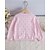 billige Gensere og cardigans-Barn Jente Cardigan genser Polkadotter utendørs Langermet Hold Varm Mote 4-12 år Høst Hvit Rosa