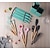 cheap Kitchen Set-A 19-piece kitchen cookware and knife set with building blocks, including an 11-piece silicone cookware set, 5 sharp stainless steel chef's knives, mixing tongs, and a cutting board