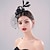 baratos Fascinadores-Decoração de Cabelo Penas Casamento Aniversário Elegante Vintage Com Penas Capacete Chapéu