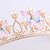 abordables Tiaras &amp; Couronnes-Couronnes Coiffe Alliage Mariage Anniversaire Élégant Mignon Avec Strass Casque Couvre-chef