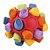 abordables Juguetes para masticar para mascotas-Juguete interactivo de peluche para mascotas con función olfativa - 1 unidad de pelota masticable que suelta comida para entrenamiento canino y limpieza dental