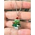 abordables Pendiente de mujer-Joyería navideña acrílica para mujer: collar y pendientes festivos con forma de árbol y lazos rojos, perfectos para fiestas y celebraciones navideñas.