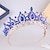 billige Tiarer og kroner-Crown Tiaras Hodepryd Legering Bryllup Bursdag Elegant søt stil Med Krystall Hodeplagg Hodeplagg
