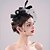 baratos Fascinadores-Decoração de Cabelo Penas Casamento Aniversário Elegante Vintage Com Penas Capacete Chapéu