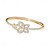 abordables Brazaletes-Zirconia Cúbica Clásico Cortado Mariposa Moda Personalizado Artístico De moda Cromo Pulsera pulsera Plata / Dorado Para Boda Fiesta Pedida Fiesta de baile