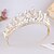 abordables Tiara &amp; Coronas-Tiaras de la corona Vestimenta de Cabeza Legierung Boda Cumpleaños Elegante Estilo lindo Con Cristal Celada Sombreros