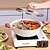 cheap Kitchen Set-Double-Layer Flavor Multi-Functional Hot Pot Divider for Double Soup Cooking - Taksat Double-Sided Hot Pot, Suitable for Induction Cookers, Gas Stove, Oven, and Grills