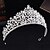 voordelige Tiara's en Kroon-kroon tiara's Hoofdtooi Strass Legering Bruiloft Verjaardag Elegant leuke Style Met Strass Helm Hoofddeksels