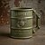 cheap Mugs &amp; Cups-Handmade 250th Anniversary Oil Barrel Mug Resin Military Commemorative Coffee Cup Patriotic Gift Collectible Veteran Gift, Unique Barware for Home, Office, or Man Cave