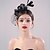 baratos Fascinadores-Decoração de Cabelo Penas Casamento Aniversário Elegante Vintage Com Penas Capacete Chapéu