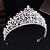 voordelige Tiara's en Kroon-kroon tiara's Hoofdtooi Strass Legering Bruiloft Verjaardag Elegant leuke Style Met Strass Helm Hoofddeksels