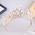 billige Tiarer og kroner-Crown Tiaras Hodepryd Legering Bryllup Bursdag Elegant søt stil Med Krystall Hodeplagg Hodeplagg