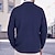 preiswerte Herren Strickjacke-Herren Strickjacke Kurzer Pullover Strickpullover Gerippt Stricken Standard Tasche Button-Down Glatt Notch-Kragen Modisch Klassisch Freizeitskleidung Verabredung Bekleidung Herbst Winter Armee-Grün