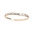 billiga Armband-Kubisk Zirkoniumoxid geometriska Totemserier Mode Personlig Trendig Krom Armband Smycken Silver / Guld Till Bröllop Fest Förlovning Bal